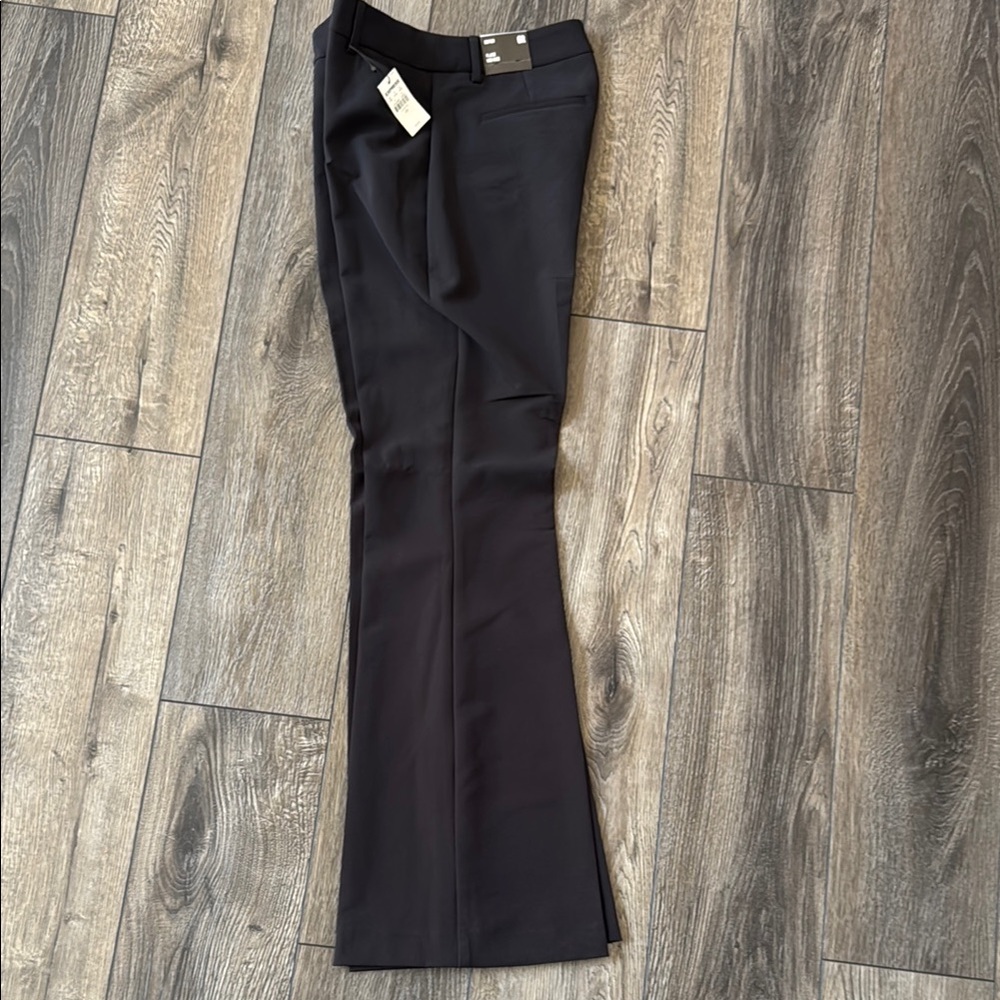 Express Black Editor Flared Dress Pants